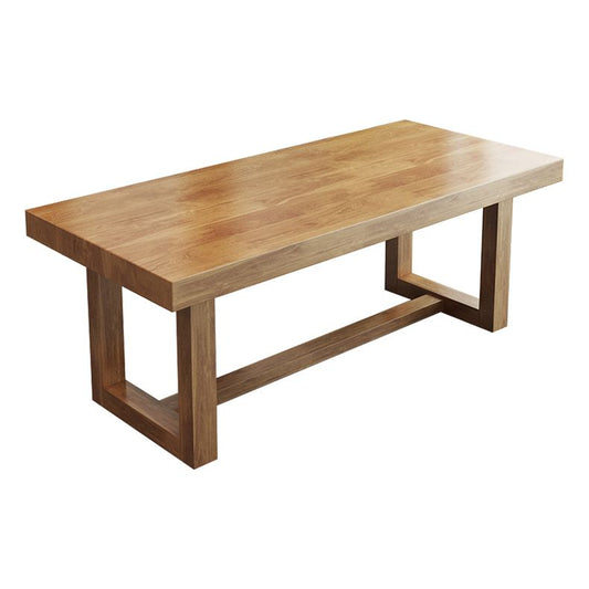 Bureau d'écriture contemporain du bureau de bureau en bois massif en pin rectangulaire