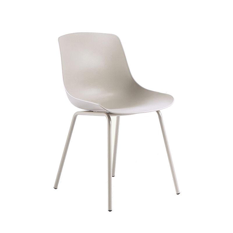Contemporary Design Plastic Dining Armless Chair Solid Back Chair for Home Clearhalo ' kitchen&dining_furn' 'Dining Chairs' 'Dining Tables & Seating' 'dining_chair' 'Furniture' 'furniture_dining_chair' 'Kitchen & Dining Furniture' 'kitchen' 1200x1200_fca4a90b-248a-419c-8375-d4de8eaffd27