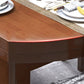 Contemporary Solid Wood Extendable Table Round Standard Dining Table for Kitchen Clearhalo ' dining_table' 'Dining Tables & Seating' 'Dining Tables' 'furn' 'furn_dining_table' 'Furniture' 'furniture_dining_table' 'Kitchen & Dining Furniture' 'kitchen&dining_furn' 'kitchen' 'kitchen_dining_table' 1200x1200_fca5f8d2-b17e-4722-ab76-998ee8012445