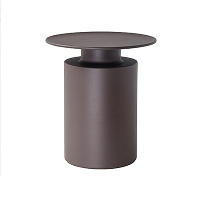 Couchtisch aus Metall mit Tablettplatte, Mid-Century Modern, Sockel-Cocktailtisch