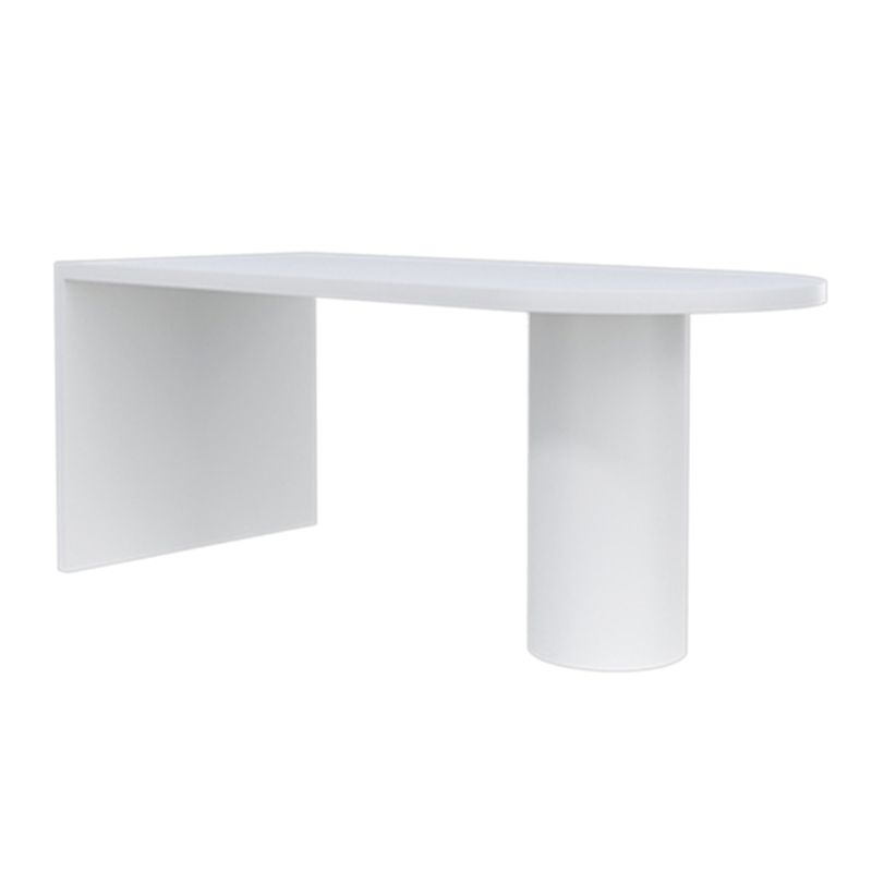 Freeform Solid Wood Dining Table Contemporary Dining Table for Kitchen