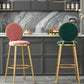Nordic Style Bar-stool Round Counter Bar Stool with Metal Legs Clearhalo 'Bar Furniture' 'Bar Stools' 'bar_stools' 'furn' 'furn_bar_stools' 'Furniture' 'furniture_bar_stools' 'Kitchen & Dining Furniture' 1200x1200_fcac6c6e-2ba2-4b6a-b2ef-123118e69531