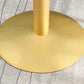 Glam Gold Metal Bar Table 21.6"W Round Top Marble Bistro Table for Breakroom Clearhalo 'Bar Furniture' 'Bar Tables' 'bar_tables' 'furn' 'furn_bar_tables' 'Furniture' 'furniture_bar_tables' 'Kitchen & Dining Furniture' 'kitchen&dining_furn' 'kitchen' 1200x1200_fcacf553-49e0-4bcf-a1ab-c6bd364a05c7