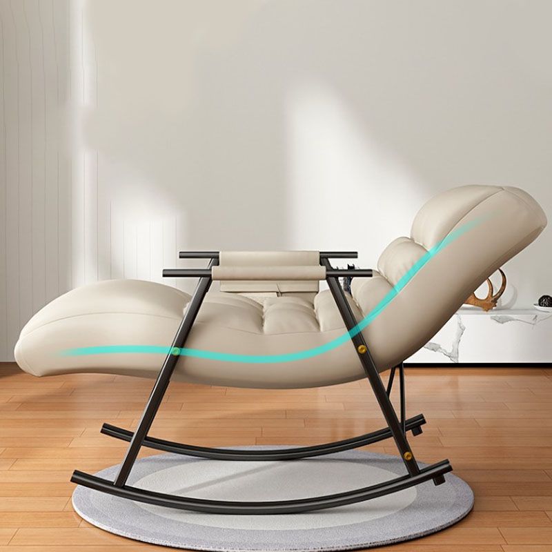 ベッドルームとバルコニーシングルシンプルロッカーチェア防水レイジーソファ椅子