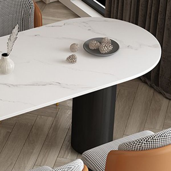 Free Form Sintered Stone Top Dining Table Modern Table with Metal Base Clearhalo ' dining_table' 'Dining Tables & Seating' 'Dining Tables' 'furn' 'furn_dining_table' 'Furniture' 'furniture_dining_table' 'Kitchen & Dining Furniture' 'kitchen&dining_furn' 'kitchen' 'kitchen_dining_table' 1200x1200_fcb1873e-7c3e-43d4-afb0-4f24826fe3e9