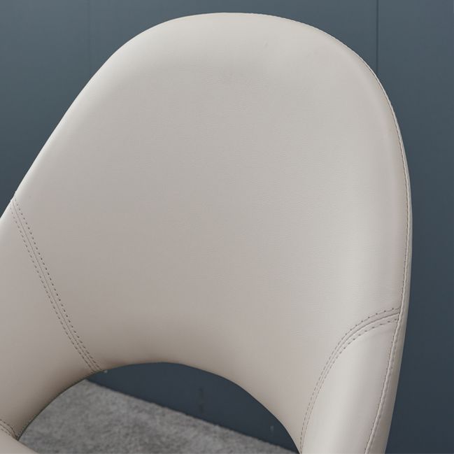 Industrial Dining Chair with Metal Legs Open Back Side Chair for Home Clearhalo 'Dining Chairs' 'Dining Tables & Seating' 'dining_chair' 'furn' 'furn_dining_chair' 'Furniture' 'Kitchen & Dining Furniture' 1200x1200_fcb2a4d8-346c-4284-ae51-4a30f087b7b4