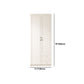 Contemporary Style Wardrobe Armoire Wood Armoire with Clothes Rail and Door for Bedroom
