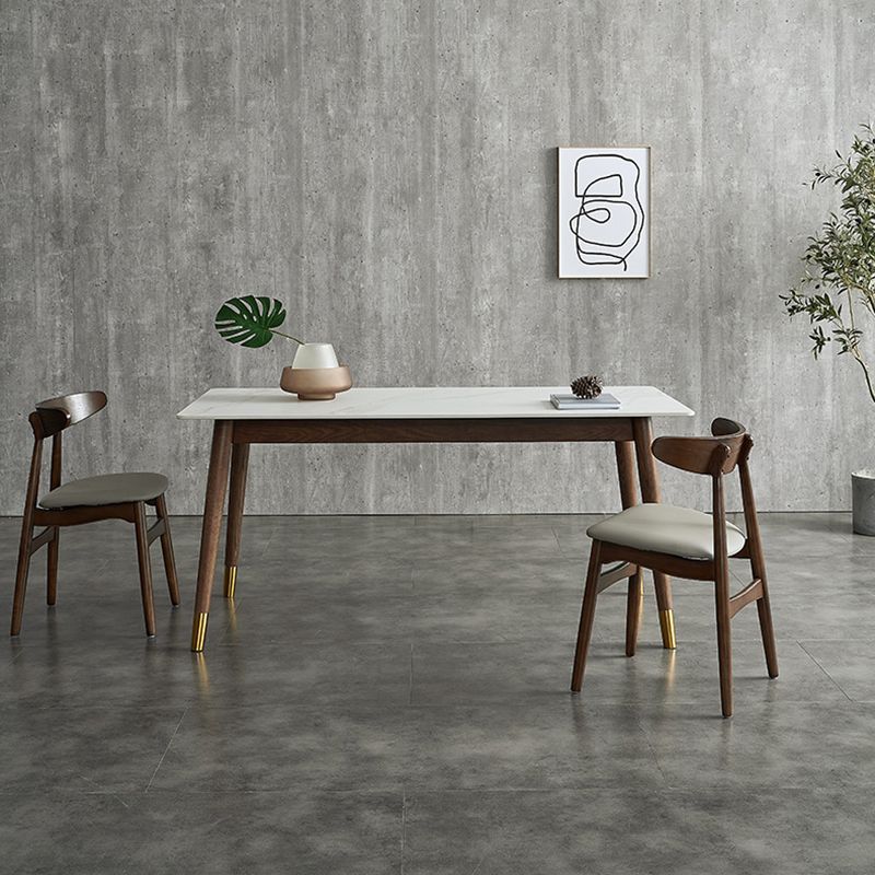 Traditional Luxury Rectangle Dining Table White Sintered Stone Table with 4 Legs Clearhalo ' dining_table' 'Dining Tables & Seating' 'Dining Tables' 'furn' 'furn_dining_table' 'Furniture' 'furniture_dining_table' 'Kitchen & Dining Furniture' 'kitchen&dining_furn' 'kitchen' 'kitchen_dining_table' 1200x1200_fcbe9cc8-9a0c-417c-bbb0-ab80101d7520