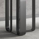 デザイナースタイルの焼結石トップダイニングセット長方形1/3/4/5/6ピースダイニングテーブルセット