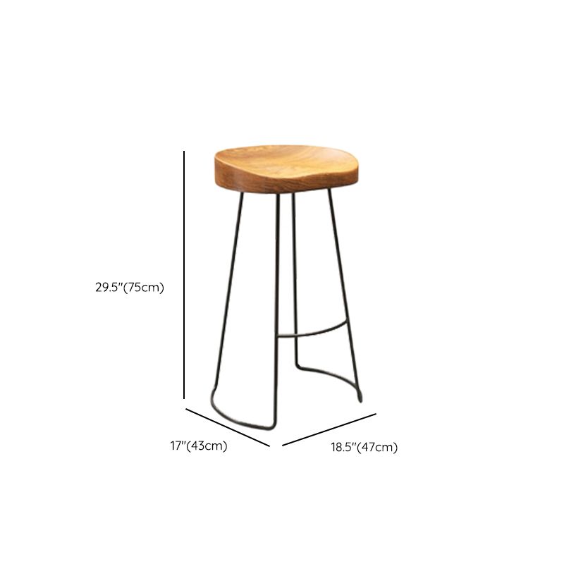 Contemporary Dining Stools Backless Bar Stools with Footrest Clearhalo 'Bar Furniture' 'Bar Stools' 'bar_stools' 'furn' 'furn_bar_stools' 'Furniture' 'Kitchen & Dining Furniture' 1200x1200_fcc24e55-9024-44c6-98e6-aa8c139da70d