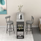 Scandinavian Upholstered Metal Counter Stools Low Back Bar Stools with Round Seat Clearhalo 'Bar Furniture' 'Bar Stools' 'bar_stools' 'furn' 'furn_bar_stools' 'Furniture' 'furniture_bar_stools' 'Kitchen & Dining Furniture' 1200x1200_fcc2bc1c-c8c7-46ab-8896-e8b75ebcca2a
