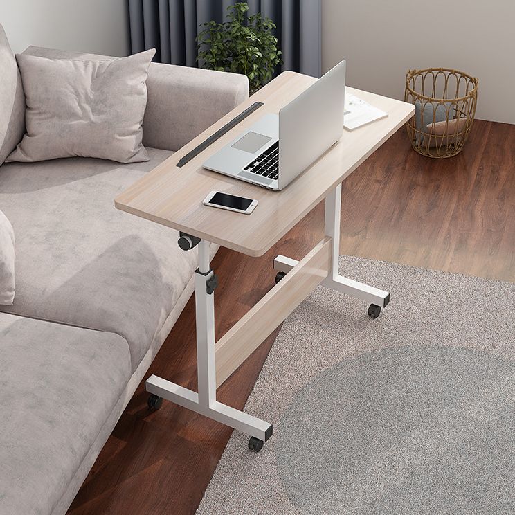 Hight Adjustable Standing Desk Converter Folding Desk with Steel Table Leg Clearhalo 'furn' 'furn_office_desk' 'Furniture' 'Office Desks' 'Office Furniture' 'office_desk' 1200x1200_fcc333eb-677a-4a2f-89bd-acee1ce5db4a