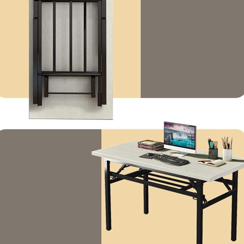 Contemporary Folding Parsons Base Writing Desk Home Office Desk,29.5" H Clearhalo 'furn' 'furn_office_desk' 'Furniture' 'Office Desks' 'Office Furniture' 'office_desk' 1200x1200_fcc5244d-b61b-4015-8952-5a0c8da7e388