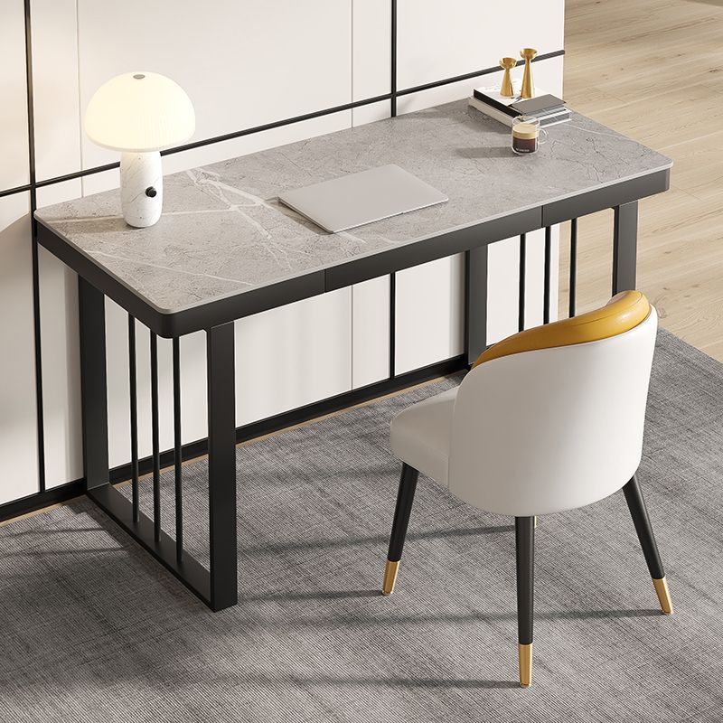 Escritorio de escritura contemporánea escritorio de trineo rectangular para dormitorio