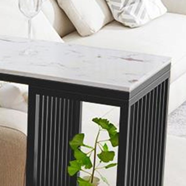 Table de table de bar en marbre rectangle luxueux Table de comptoir 1/3 pièces avec tabourets hauts