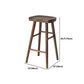Industrielles 1/2/4/5-teiliges Bartisch-Set aus Holz, rechteckiger Bartisch mit hohen Hockern