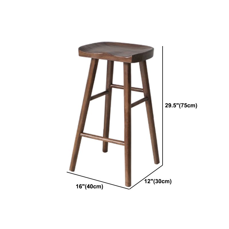 Industrielles 1/2/4/5-teiliges Bartisch-Set aus Holz, rechteckiger Bartisch mit hohen Hockern