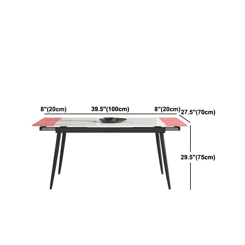 Modern Stone Dining Table Set 1/4/5/7 Pieces Dining Set for Home Use Clearhalo 'Dining Room Sets' 'Dining Tables & Seating' 'dining_room_set' 'furn' 'furn_dining_room_set' 'Furniture' 'furniture_dining_room_set' 'Kitchen & Dining Furniture' 1200x1200_fcc925e3-1e09-413e-af6f-34fb573def50