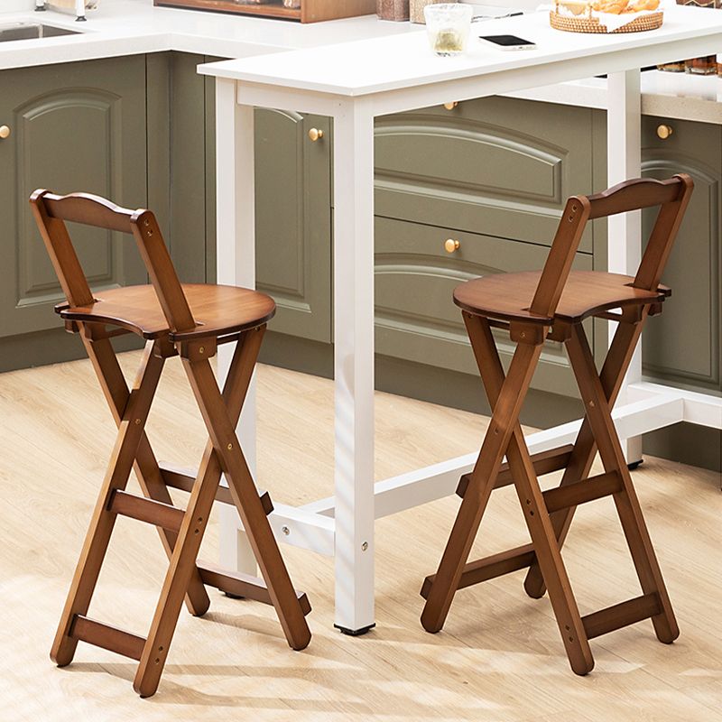 Folding Counter and Bar Stool Modern Style Wood Stool for Patio Use Clearhalo 'Bar Furniture' 'Bar Stools' 'bar_stools' 'furn' 'furn_bar_stools' 'Furniture' 'Kitchen & Dining Furniture' 1200x1200_fcc99e8b-732a-4eca-8ef8-9f8eb3961955