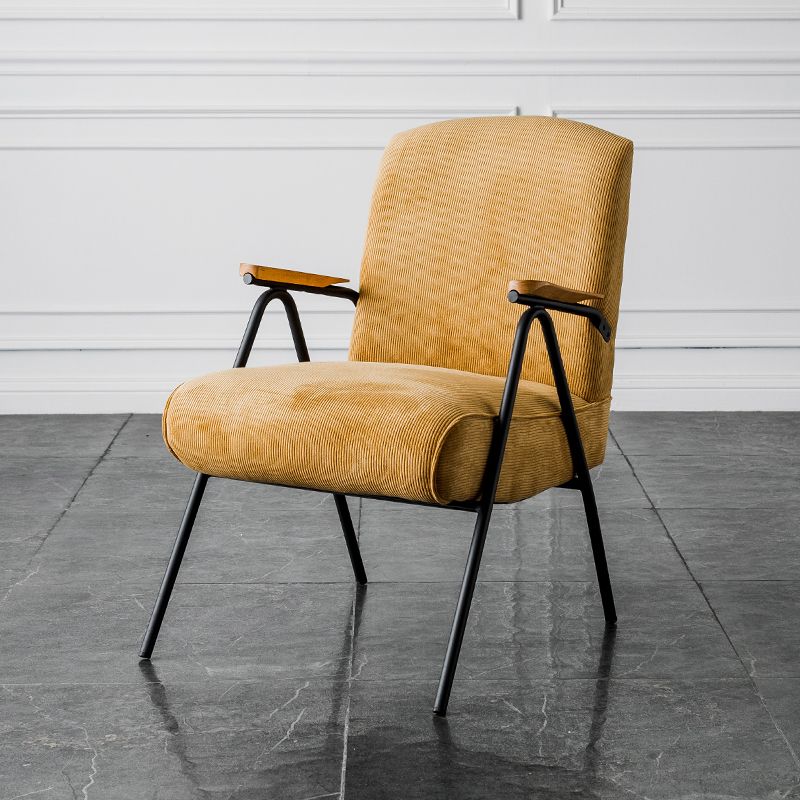 Corduroy Arms Included Chair 32.28" High Solid Wood Armchair with Basic Four Leg Clearhalo 'Accent Chairs' 'accent_chairs' 'Chairs & Seating' 'furn' 'furn_accent_chairs' 'Furniture' 'Living Room Furniture' 1200x1200_fccb7cb7-4658-4151-8117-a951272f4bc8