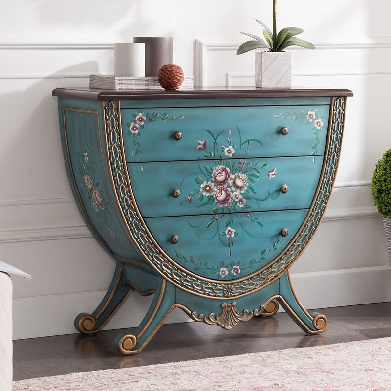 Madera sólida de cofre de almacenamiento tradicional de 15.6 pulgadas de ancho