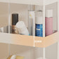 Moderno libreria etagere aperta scaffale in metallo scaffale in plastica scaffale con ruote di caster