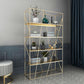 Libreria etagere industriale Metal 4 mensole aperte libreria