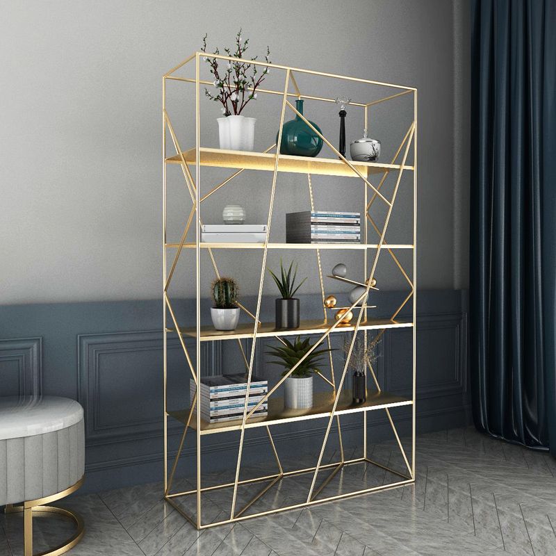 Libreria etagere industriale Metal 4 mensole aperte libreria