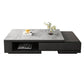 Single Coffee Table Slate Rectangular Coffee Table with Shelf Clearhalo 'Coffee & Accent Tables' 'Coffee Tables' 'coffee_tables' 'furn' 'furn_coffee_tables' 'Furniture' 'Living Room Furniture' 1200x1200_fcd54423-3bf4-4193-a163-ab48fa79e497