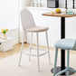 Contemporary Low Back Indoor Armless Plastic Bar Stool with Footrest Clearhalo 'Bar Furniture' 'Bar Stools' 'bar_stools' 'furn' 'furn_bar_stools' 'Furniture' 'Kitchen & Dining Furniture' 1200x1200_fcd54d50-bb60-4ffc-af04-64b01f73e4c9