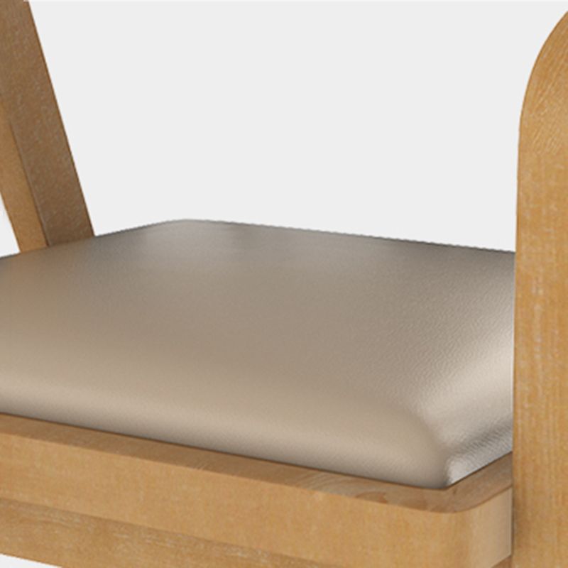 Contemporary Chair Dining Arm Side Chair with Wooden Legs for Kitchen Clearhalo ' kitchen&dining_furn' 'Dining Chairs' 'Dining Tables & Seating' 'dining_chair' 'furn' 'furn_dining_chair' 'Furniture' 'furniture_dining_chair' 'Kitchen & Dining Furniture' 'kitchen' 1200x1200_fcd586ea-f974-49bf-b27b-6bf66bd70a71