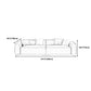 Transitional Modern Stain Resistant Tight Back Sofa 29.53"High Square Arm Sofa, Beige Clearhalo 'furn' 'furn_sofas' 'Furniture' 'furniture_sofas' 'Living Room Furniture' 'Sofa' 'sofas' 1200x1200_fcd88d60-1ed1-4126-b116-d05f4e70a772