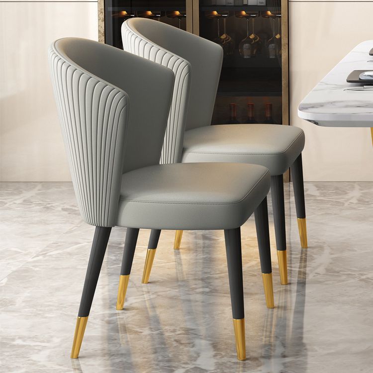 Indoor Scandinavian Side Chair Upholstered Wood Wingback Dining Room Chair Clearhalo ' kitchen&dining_furn' 'Dining Chairs' 'Dining Tables & Seating' 'dining_chair' 'Furniture' 'furniture_dining_chair' 'Kitchen & Dining Furniture' 'kitchen' 1200x1200_fcd93321-0c02-4c21-9e9f-614e357decba