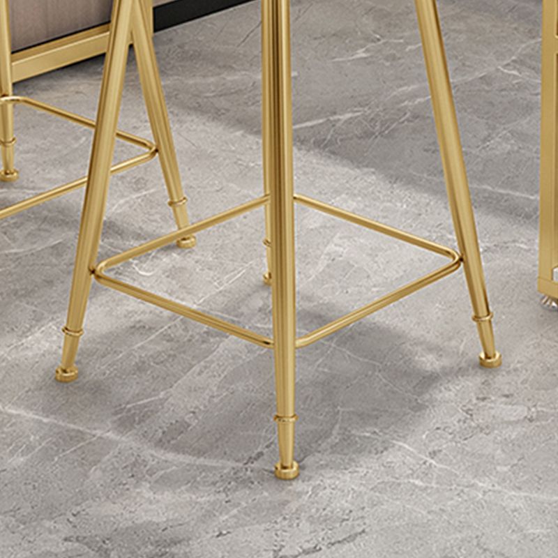 Industrial Armless Dining Stools Round Bar Stools with Metal Base Clearhalo 'Bar Furniture' 'Bar Stools' 'bar_stools' 'furn' 'furn_bar_stools' 'Furniture' 'Kitchen & Dining Furniture' 1200x1200_fcda90a4-9395-4241-9564-49c7a35d6319