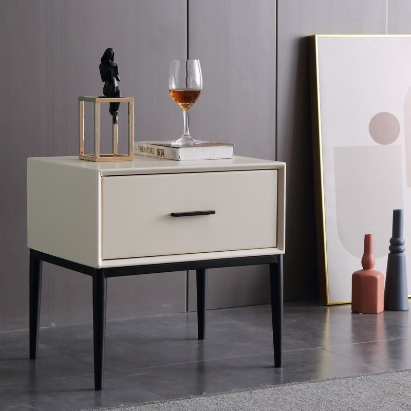 Comodino in legno in legno massiccio moderno comodino da tavolo con cassetto