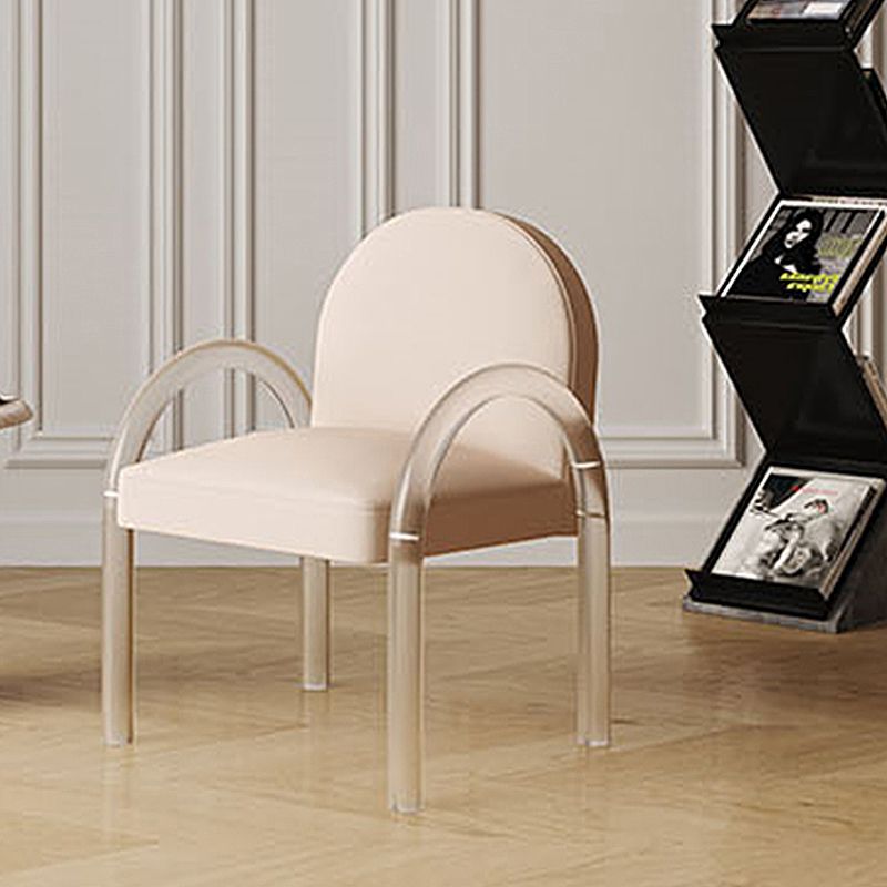 Basique à quatre jambes serrées car dos de couleur de couleur de couleur solide ensemble pour le salon