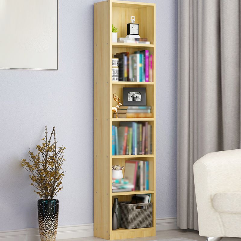White and Natural Standard Bookshelf Manufactured Wood Bookshelf for Home Clearhalo 'Bookcases' 'Furniture' 'furniture_bookcases' 'kitchen' 'kitchen_bookcases' 'Living Room Furniture' 'Office Furniture' 1200x1200_fcde7531-98f6-4d6a-9693-6cf6bf18df22