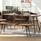 Traditional Luxury Rectangle Dining Site Table Solid Wood Furniture with 4-foot Clearhalo 'Dining Tables & Seating' 'Dining Tables' 'dining_table' 'Furniture' 'furniture_dining_table' 'Kitchen & Dining Furniture' 'kitchen' 'kitchen_dining_table' 1200x1200_fcde8c45-ebc2-49b1-afb1-e52de2c58183