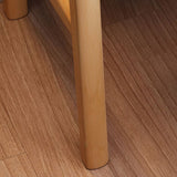 1 Desca di scrittura di cassetti task desk a forma di rettangolare in naturale/marrone per casa