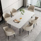 Sintered Stone Dining Table Traditional Luxury Table for Home Use Clearhalo ' dining_table' 'Dining Tables & Seating' 'Dining Tables' 'furn' 'furn_dining_table' 'Furniture' 'furniture_dining_table' 'Kitchen & Dining Furniture' 'kitchen&dining_furn' 'kitchen' 'kitchen_dining_table' 1200x1200_fcdfd041-faf4-45b0-80dc-e2692708ac6a