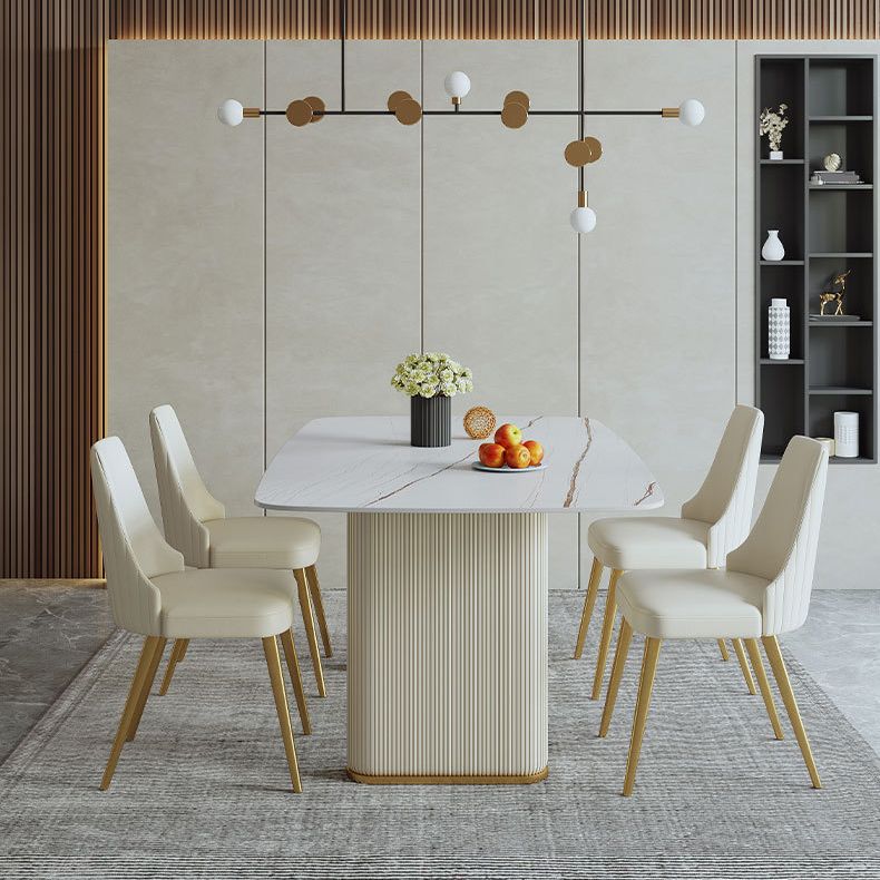 Juego de mesa rectángulo glamoroso 1/2/5/7 piezas de comedor para cocina