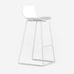 Modern Style Plastic Armless Stools Low Back Counter Stools with Metal Base Clearhalo 'Bar Furniture' 'Bar Stools' 'bar_stools' 'furn' 'furn_bar_stools' 'Furniture' 'furniture_bar_stools' 'Kitchen & Dining Furniture' 1200x1200_fce49388-a560-406a-b97f-3fa2f7a7d934