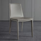 Upholstered Armless Dining Chairs Faux Leather Dining Side Chair