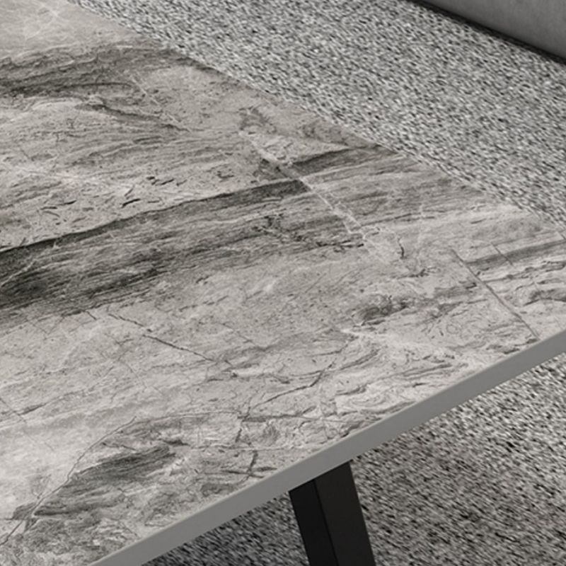 Glamkreuzbeine Couchtisch Schiefer rechteckiger Kaffeetisch für Zuhause