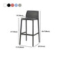 Backorst moderno sgabello da bar in plastica da bar scavato in plastica con 4 gambe