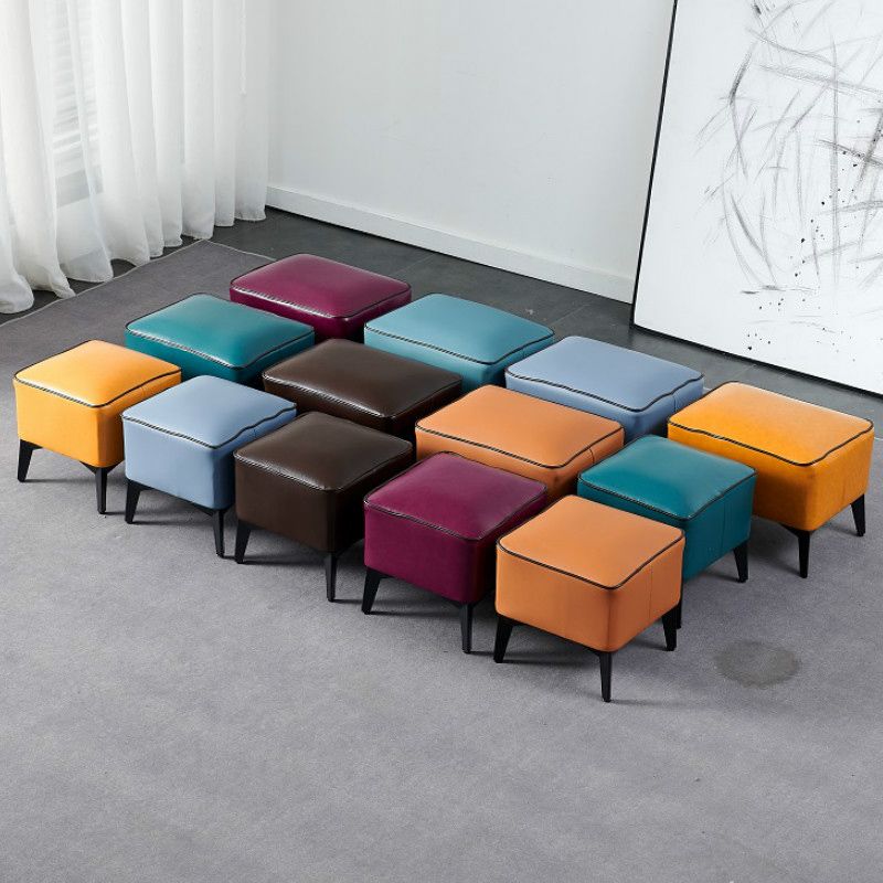 Modern Coffee Standard Water Resistant Square Leather Standard Clearhalo 'furn' 'furn_ottomans_poufs' 'Furniture' 'Living Room Furniture' 'Ottomans & Poufs' 'ottomans_poufs' 1200x1200_fce96de3-149a-452c-841e-cd5449c01202
