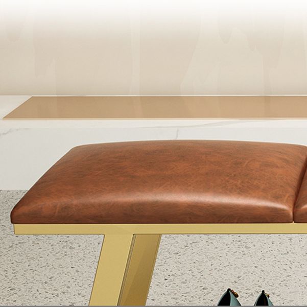 Mid-Century Modern Upholstered Bench Bedroom Rectangle Seating Bench with Legs Clearhalo 'Benches' 'Chairs & Seating' 'furn' 'furn_benches' 'Furniture' 'Living Room Furniture' 1200x1200_fceb4605-2fd6-4276-bf3b-47b4c8a8de3b