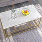 Glam Rectangular Coffee Table Frame 1 Coffee Table for Living Room Clearhalo 'Coffee & Accent Tables' 'Coffee Tables' 'coffee_tables' 'furn' 'furn_coffee_tables' 'Furniture' 'Living Room Furniture' 1200x1200_fcefc56f-3307-4e08-b424-c8aee456d380
