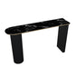 Faux Marble Bistro Bar Table Double Pedestal Bar Table for Living Room Clearhalo 'Bar Furniture' 'Bar Tables' 'bar_tables' 'furn' 'furn_bar_tables' 'Furniture' 'Kitchen & Dining Furniture' 1200x1200_fcf001ed-c4e0-40d8-ad36-ec951cf29502