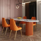 Traditional Luxury Dining Table White Sintered Stone Double Pedestal Table for Kitchen Clearhalo ' dining_table' 'Dining Tables & Seating' 'Dining Tables' 'furn' 'furn_dining_table' 'Furniture' 'furniture_dining_table' 'Kitchen & Dining Furniture' 'kitchen&dining_furn' 'kitchen' 'kitchen_dining_table' 1200x1200_fcf0791f-9f7b-485f-8d65-ba5918fc2da8